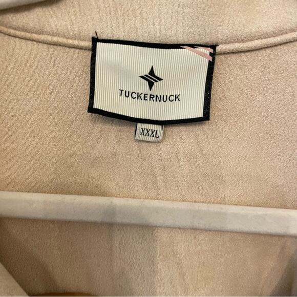 Tuckernuck Bone Suede Margot Stand Collar Blouse - Picture 5 of 6